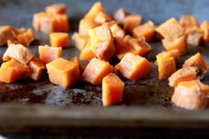 cubed sweet potatoes (2)