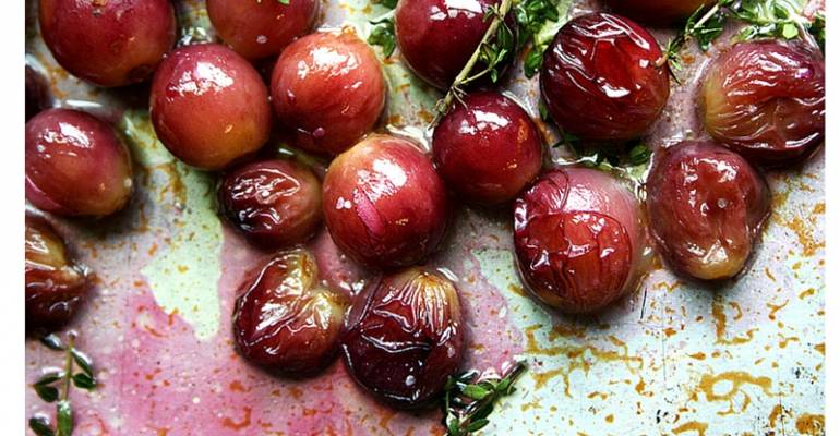 Grilled Thyme Grapes